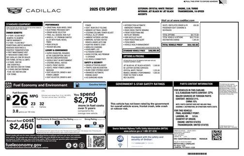 2025 Cadillac CT5 Sport