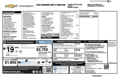 2022 Chevrolet Colorado LT