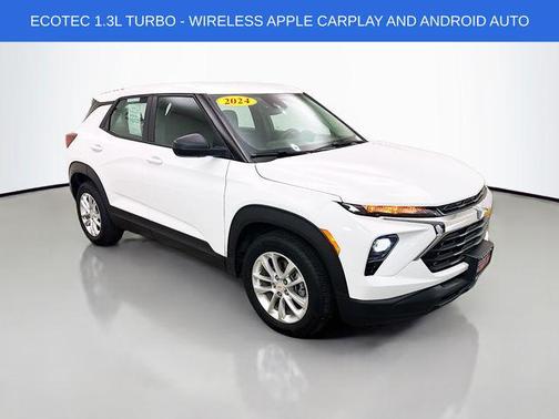 Summit White 2024 Chevrolet Trailblazer LS