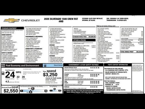 2025 Chevrolet Silverado 1500 RST