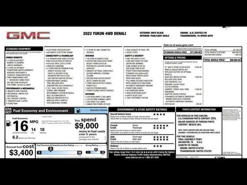 2023 GMC Yukon Denali