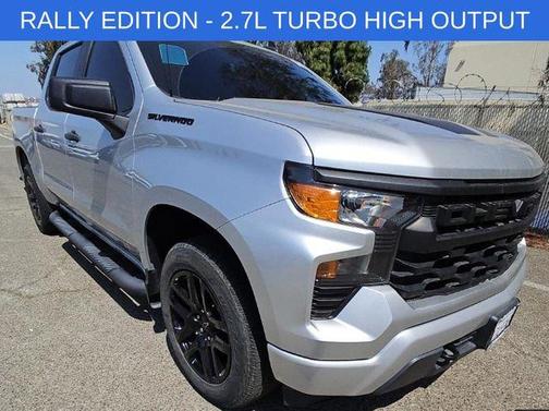 Silver Ice Metallic 2022 Chevrolet Silverado 1500 Custom