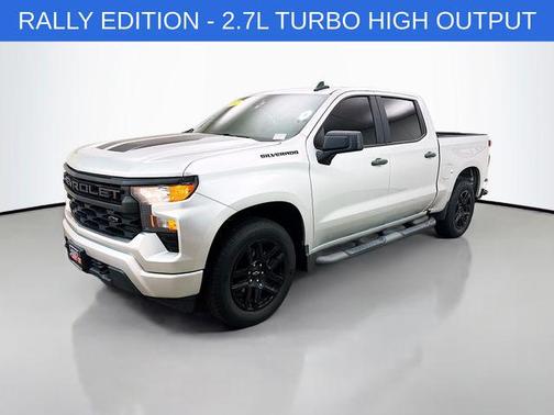 Silver Ice Metallic 2022 Chevrolet Silverado 1500 Custom