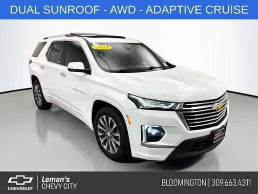 Summit White 2023 Chevrolet Traverse Premier