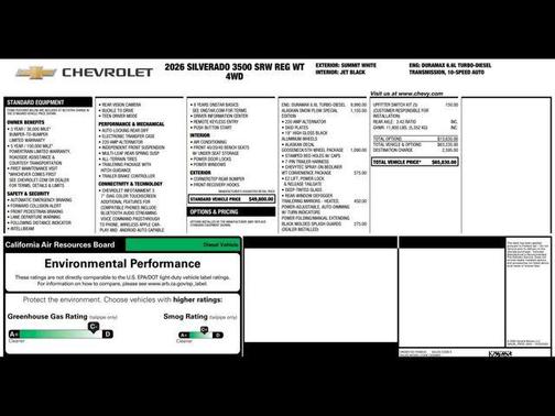 2026 Chevrolet Silverado 3500 WT