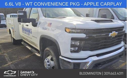 Summit White 2024 Chevrolet Silverado 3500 WT