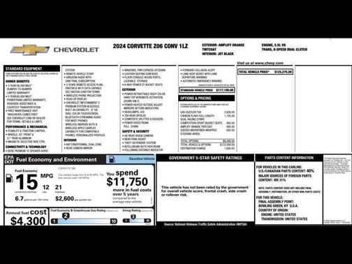 2024 Chevrolet Corvette Z06