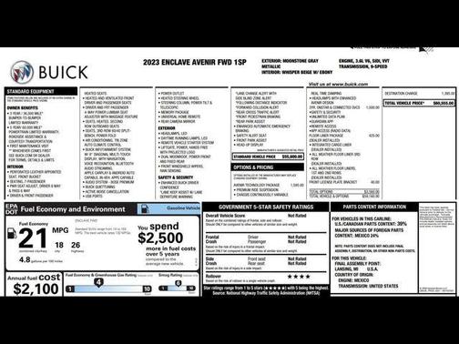 2023 Buick Enclave Avenir