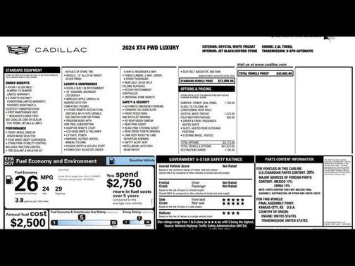 2024 Cadillac XT4 Luxury