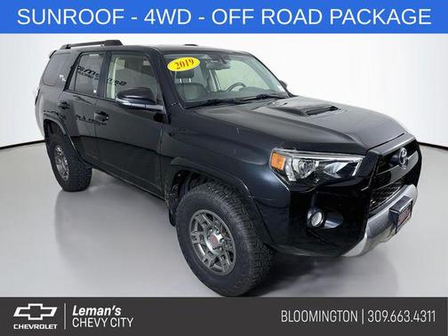 Midnight Black Metallic 2019 Toyota 4Runner TRD Off Road Premium