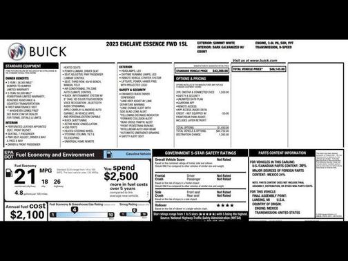 2023 Buick Enclave Essence FWD