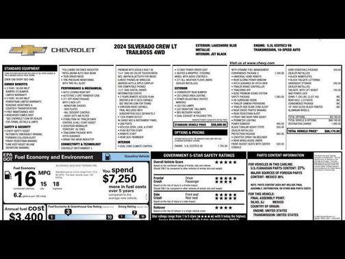 2024 Chevrolet Silverado 1500 LT Trail Boss