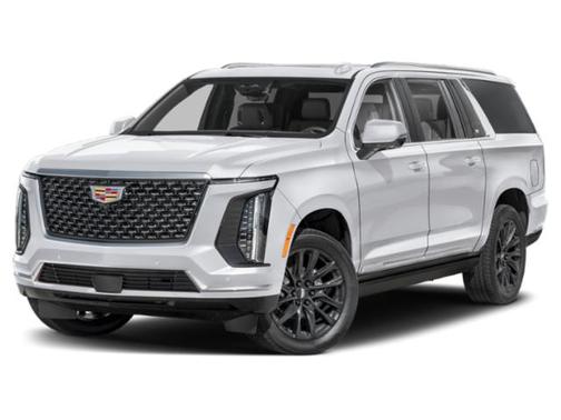 Crystal White Tricoat 2025 Cadillac Escalade ESV Premium Luxury