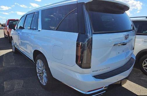 Crystal White Tricoat 2025 Cadillac Escalade ESV Premium Luxury