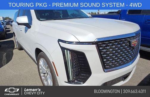 Crystal White Tricoat 2025 Cadillac Escalade ESV Premium Luxury