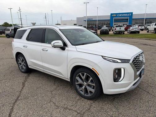Hyper White 2021 Hyundai PALISADE Limited