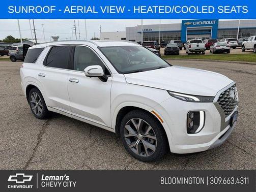 Hyper White 2021 Hyundai PALISADE Limited