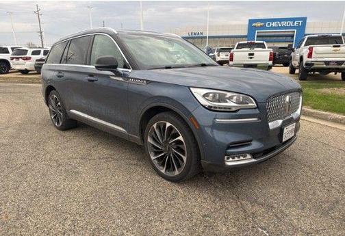 Blue Diamond Metallic 2020 Lincoln Aviator Reserve AWD