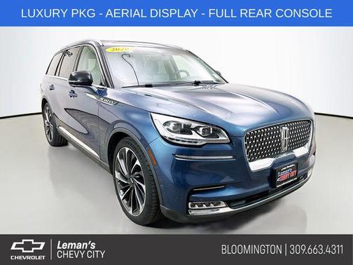 Blue Diamond Metallic 2020 Lincoln Aviator Reserve AWD