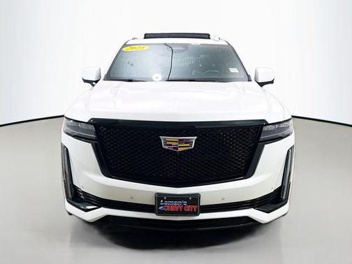 Crystal White Tricoat 2023 Cadillac Escalade ESV Sport