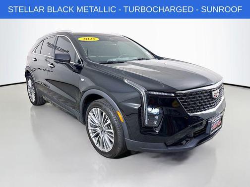 Stellar Black Metallic 2025 Cadillac XT4 Premium Luxury