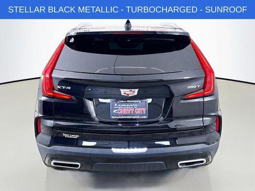 Stellar Black Metallic 2025 Cadillac XT4 Premium Luxury