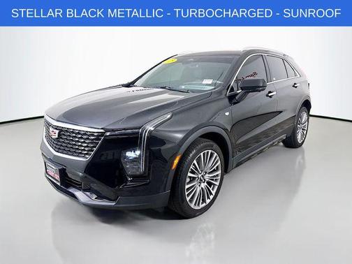 Stellar Black Metallic 2025 Cadillac XT4 Premium Luxury