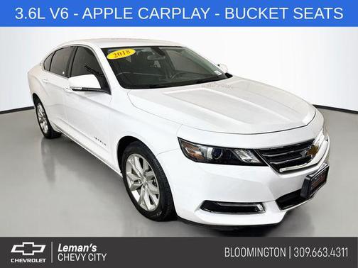 Summit White 2018 Chevrolet Impala 1LT