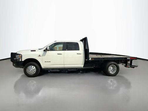 Pearl White 2020 RAM 3500 Laramie Crew Cab 4x4 8' Box