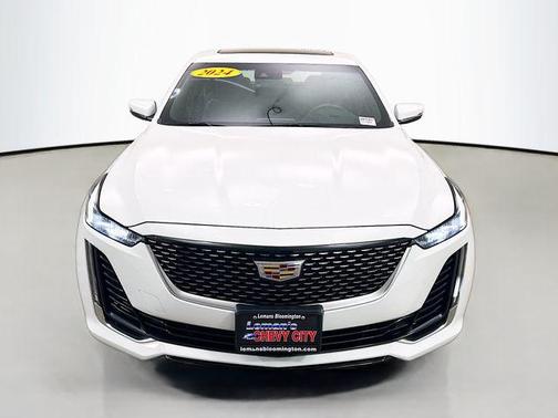 Summit White 2024 Cadillac CT5 Luxury