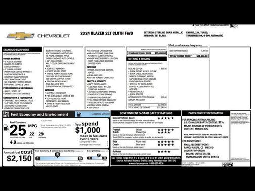 2024 Chevrolet Blazer 2LT