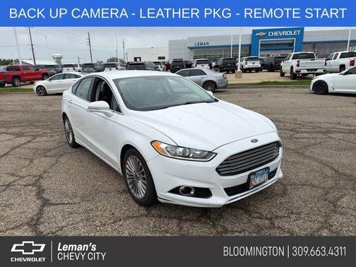 White 2016 Ford Fusion Titanium