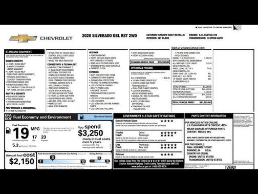 2020 Chevrolet Silverado 1500 RST