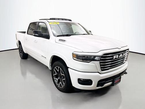 Bright White Clearcoat 2026 RAM 1500 Laramie