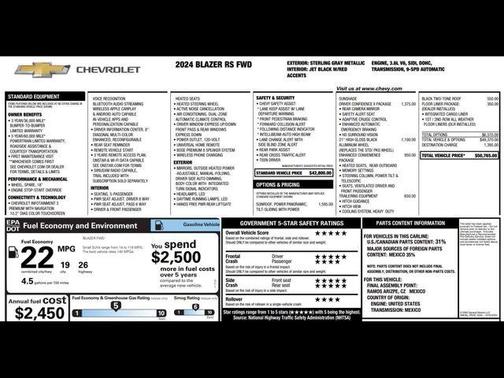 2024 Chevrolet Blazer RS