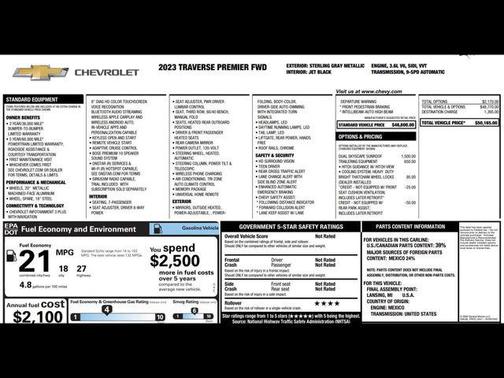 2023 Chevrolet Traverse Premier