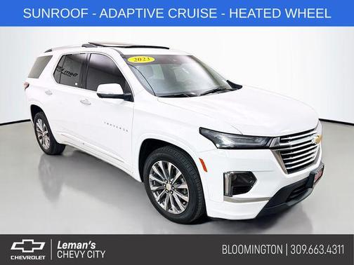 Summit White 2023 Chevrolet Traverse Premier