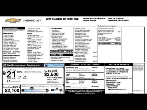 2023 Chevrolet Traverse LT Cloth