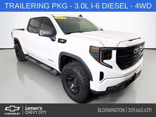 Summit White 2023 GMC Sierra 1500 Elevation