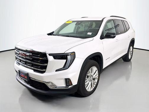 White Frost Tricoat 2024 GMC Acadia FWD Elevation