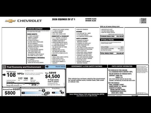 2026 Chevrolet Equinox EV LT