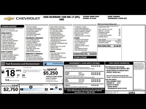 2026 Chevrolet Silverado 1500 LT