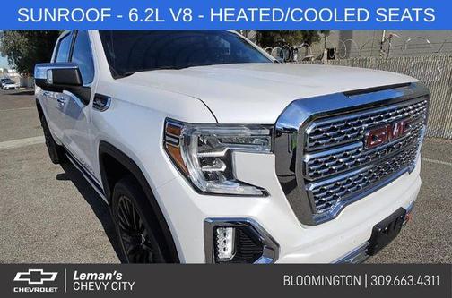 White Frost Tricoat 2019 GMC Sierra 1500 Denali