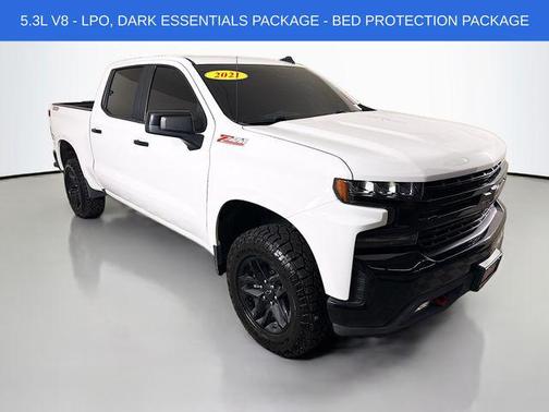 Summit White 2021 Chevrolet Silverado 1500 LT Trail Boss