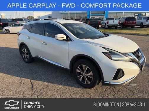 Pearl White Tricoat 2019 Nissan Murano S