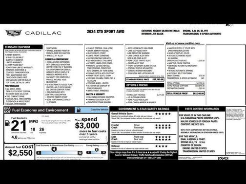 2024 Cadillac XT5 Sport