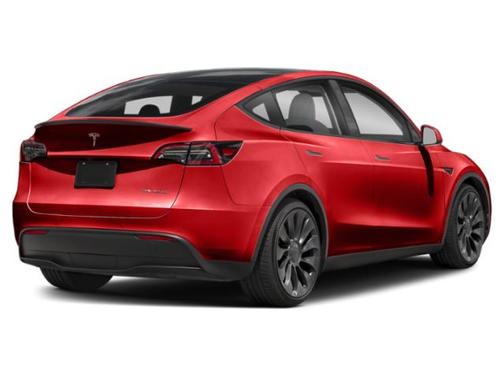 Red Multi-Coat 2022 Tesla Model Y Long Range Dual Motor All-Wheel Drive