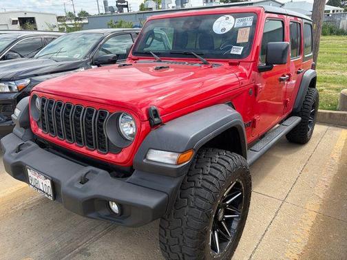Firecracker Red Clearcoat 2024 Jeep Wrangler Sport S