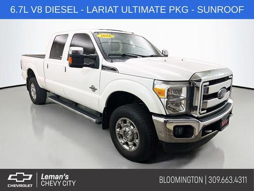 White Platinum Metallic Tri-Coat 2016 Ford F-250 Lariat