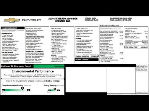 2025 Chevrolet Silverado 2500 High Country